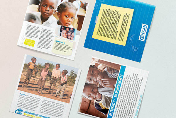 Redesign/layout/markedsmateriell